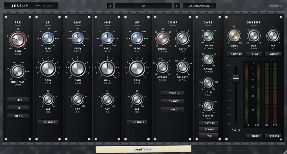The Jessup Channel interface