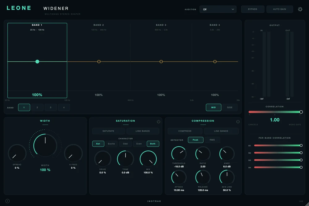 The Leone Widener interface