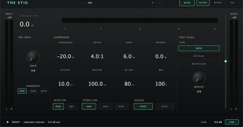 The The Stig Compressor interface