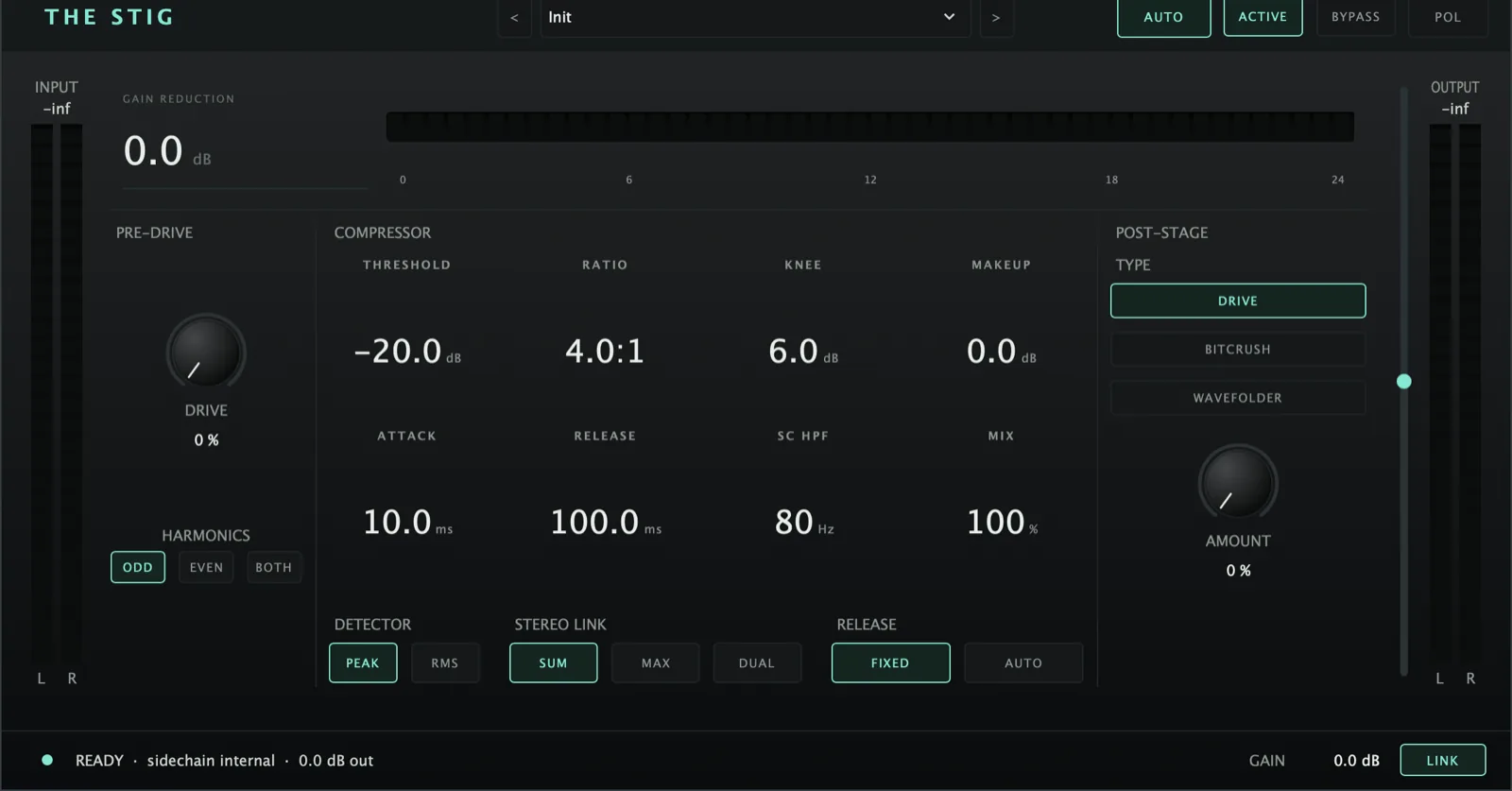 The Stig Compressor - the interface