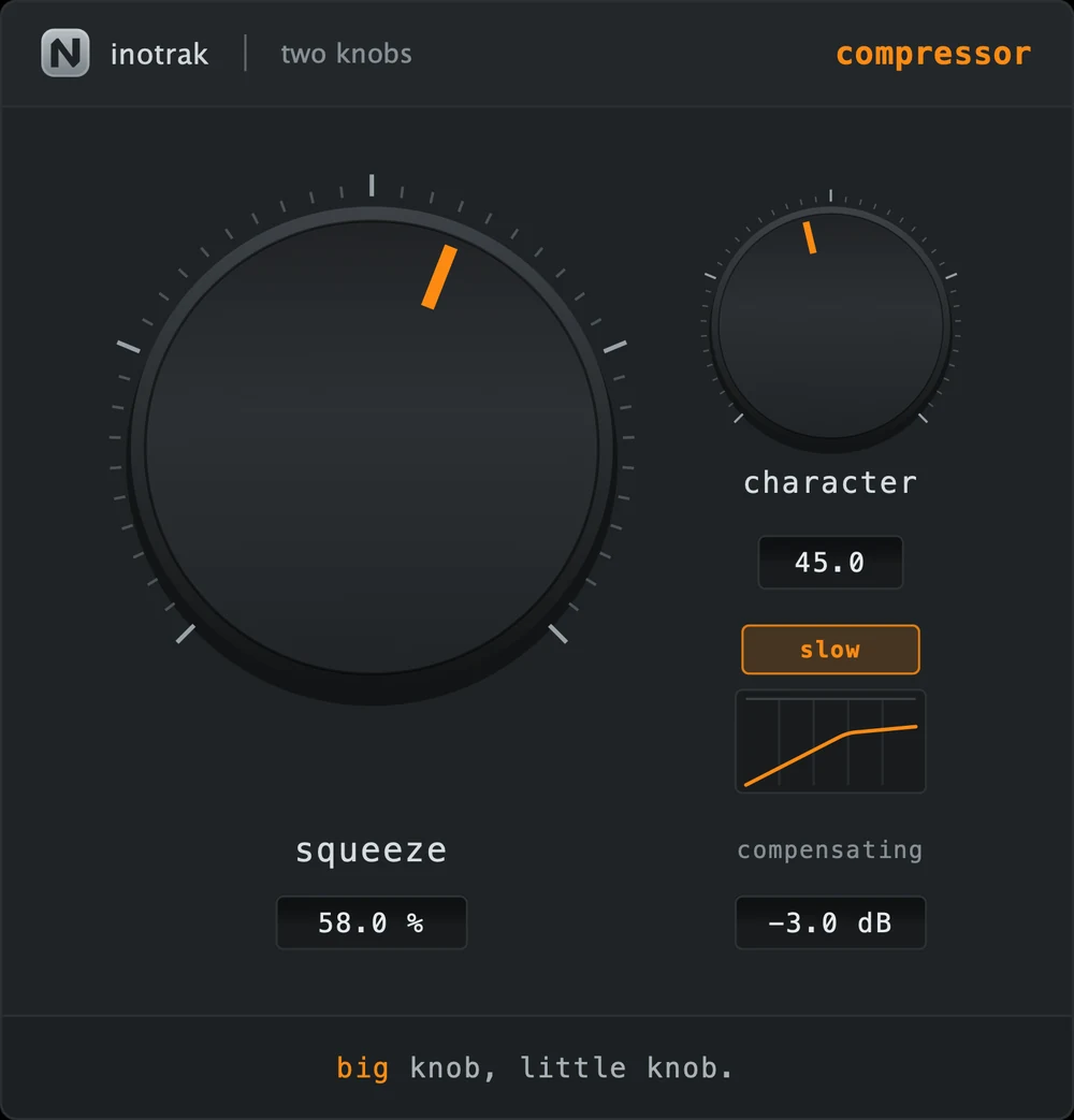 The TK Compressor interface