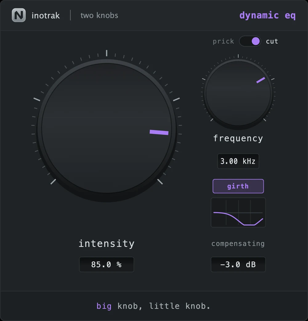 The TK Dynamic EQ interface