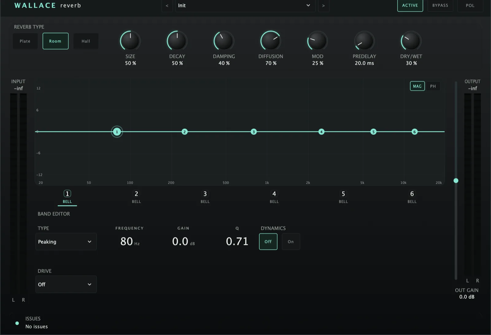 Wallace Reverb - the interface